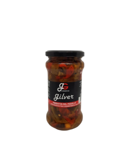 PIMIENTOS DEL PIQUILLO  ENTREVERADOS EN  TIRAS AL AJILLO S 314