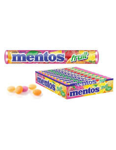 MENTOS TUBO FRUTAS 20UD