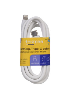 CABLE RAPIDO TIPO C A LIGHTNING TEKMEE
