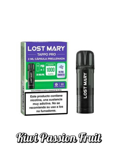 TAPPO KIWI PASSION FRUIT GAVA  RECARGA LM