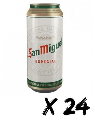 CERVEZA SAN MIGUEL 50CL 24UD