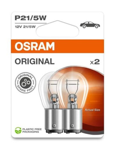 BOMBILLAS P21 OSRAM 2 POLOS