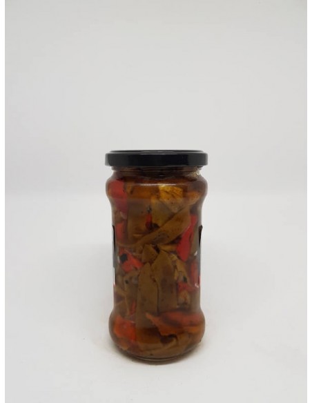 PIMIENTOS DEL PIQUILLO  ENTREVERADOS EN  TIRAS AL AJILLO S 314
